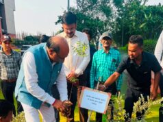 पर्यावरण दिवस पर मार्कफेड में वृक्षारोपण
