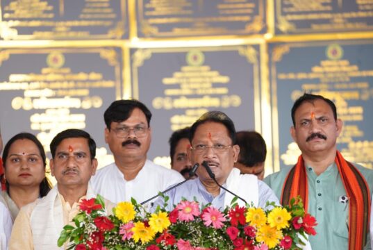 मुख्यमंत्री श्री विष्णु देव साय ने जांजगीर-चांपा जिले में 295 करोड़ रुपये से अधिक के 341 विकास कार्यों का किया लोकार्पण एवं भूमिपूजन