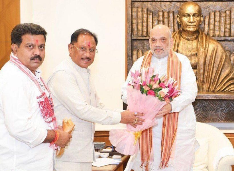 छत्तीसगढ़ में अखिल भारतीय आयुर्वेद संस्थान के स्थापना का प्रस्ताव, अमित शाह से मिले मुख्यमंत्री विष्णुदेव साय