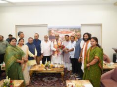 लोकसभा अध्यक्ष श्री ओम बिरला का रायपुर में भव्य स्वागत; सांसद बृजमोहन अग्रवाल ने आयोजित की ‘हाई टी