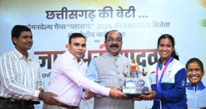 ज्ञानेश्वरी की सफलता से राज्य के युवा लेंगे प्रेरणा, खेलों के लिए तैयार होगा अच्छा वातावरण – श्री अरुण साव
