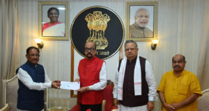 मुख्यमंत्री श्री विष्णु देव साय ने राज्यपाल श्री रमेन डेका से की सौजन्य भेंट