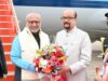 राज्यपाल श्री डेका ने उपराष्ट्रपति श्री राधाकृष्णन का किया आत्मीय स्वागत