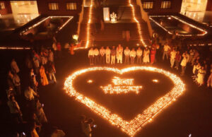 ‘आशीर्वाद का दीया’ से जगमगाया नवा रायपुर, एक लाख दीपों ने दिया सेवा और सहभागिता का संदेश