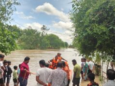 धमतरी के सिरसिदा में उफान के बीच फंसा मारुति धाम का पुजारी