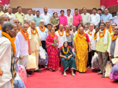 अंतर्राष्ट्रीय वृद्धजन दिवस पर वरिष्ठजनों का आत्मीय सम्मान